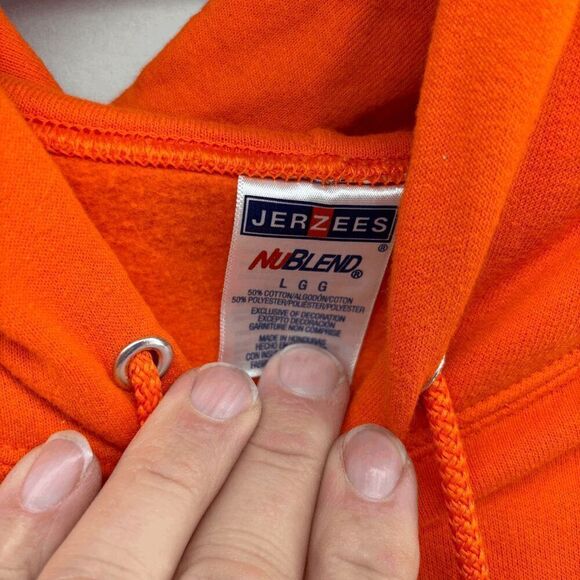 NFL Denver Broncos Conference Champions 2015 Orange Hoodie Size Large - Picture 3 of 4